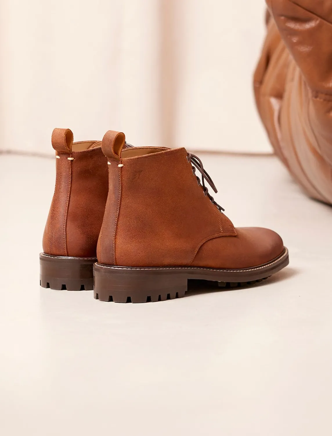 Pied de Biche Boots Et Bottines>Chukka Commando Ecorce