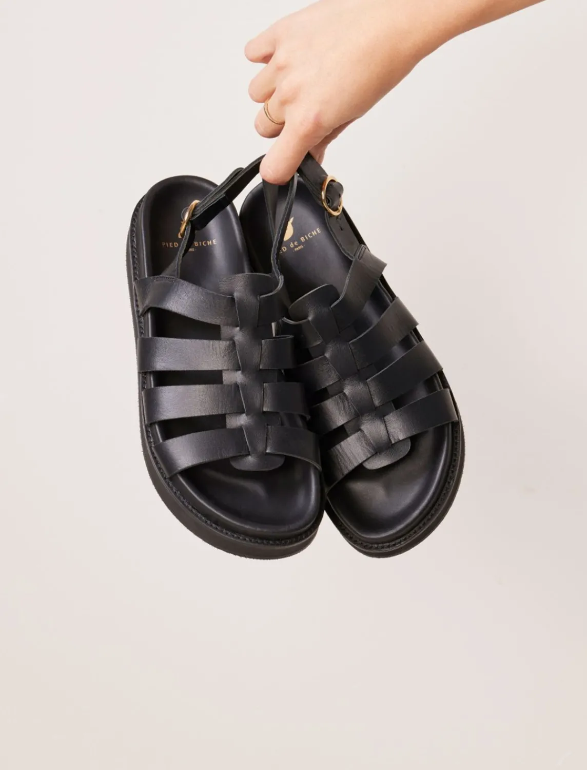 Pied de Biche Sandales>Gaby Noir
